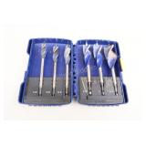 Irwin 1/4" Drive Speedbor Spade Bits in Case