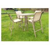 5-piece Bar-Height Outdoor Dining Set ( 2-2)