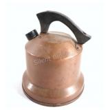 West Bend Solid Copper Whistling Tea Kettle 1930