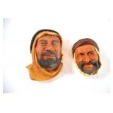 Bossons Chalkware Character Wall Masks