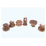 VTG Brown Ceramic or Porcelain Insulators