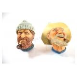Bossons Chalkware Character Wall Masks