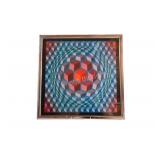 1972 Victor Vasarely, Serigraph Print Cheyt-MC-4