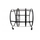 VTG Black Iron Horizontal Tabletop Wine Rack.