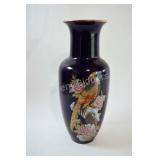 VTG Japanese Angela Cobalt Blue Ceramic Vase