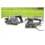 3" B&D Belt Sander and Craftsman 1/3 Sheet Sander