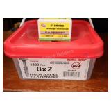 2" - 16 Gauge Brad Nails & 8 x 2" Floor Screws