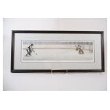 John Newby, 1991 Signed "Breakaway" Art Print