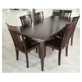 Traditional Style Wood Dining Table Set