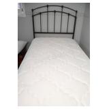 Single Metal Spindle Headboard & Mattress Set (2-2