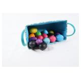 NINO Percussion Plastic Egg Shakers in Basket
