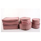 Polka Dots Zippered Storage China Covers