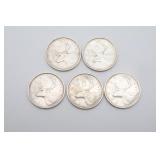 1953 -1954 Canadian Silver Quarters