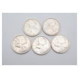 1953 Canadian Silver Quarters