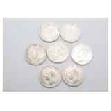 1952 Canadian Silver Quarters