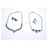 VTG Rhinestone Necklace & Earring Sets