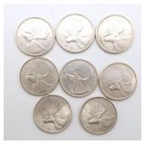 1959 Canadian Silver Quarters