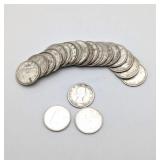 1951- 1957 - Canada 10 Cent Silver Dimes x 20