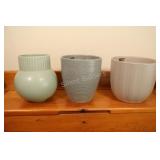 Assortment of Ceramic Planters