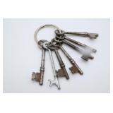 Antique Skeleton & Padlock Keys