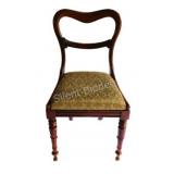 Victorian Mahogany Balloon Back Dining Chair