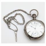 Classic 19th-Century American Coin Silver Watch