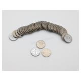 1940 - 1960 Canadian 5 Cent Nickels -