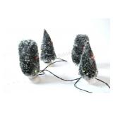 Dept 56 Electric Light Up Christmas Trees
