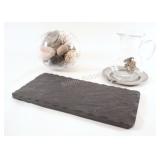 Black Slate Serving Tray, Rocks & Shells & Jug