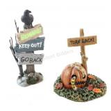 Dept 56 Halloween Series, Accessories & Signage