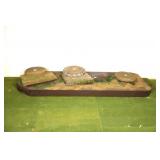 Terrain w Raised Styrofoam Platforms Display