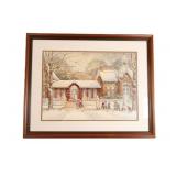 Trish Romance, The Museum Framed Litho Print