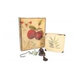 Litho Print Artwork, Resin Leaf Plaque w Chime