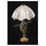 Party Lite Paragon Tea Light Lamp w Glass Shade