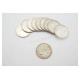 1961 Canadian Silver Quarters
