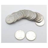 1960- 1961- Canada 10 Cent Silver Dimes x 20