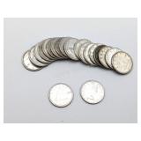 1960 - 1962 - Canada 10 Cent Silver Dimes x 20