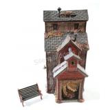 Dept 56 Halloween Haunted Rails Grain Elevator