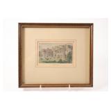 Engraving Hand Tinted, Osgoode Hall Toronto