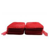 Pier 1 Imports Textured Red Chair Cushions,Ribbons