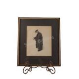Engraving Hand Tinted Bachelor of Law, 1814