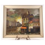 Seteagle,1961 Signed Original Impressionist City