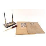 VTG General Motors & Sheaffer Desk Pen Set