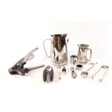 Stainless Bar Accessory Sets w Cork Screw Pulls