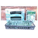 Garden Downspout, Edging Panels, Coiled Hose