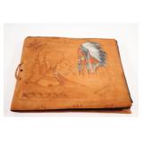 VTG Indigenous Windsor Leather Photo Album Cover