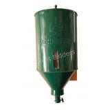 Wing Span Green Metal Bird Feeder