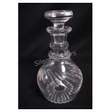 Prussian-style Pattern Crystal Decanter
