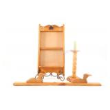 Rustic Calendar Holder, Wall Shelf, Candle Holder