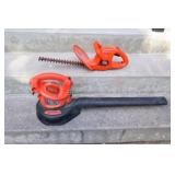 Black & Decker 14' Hedge Trimmer & Garden Blower